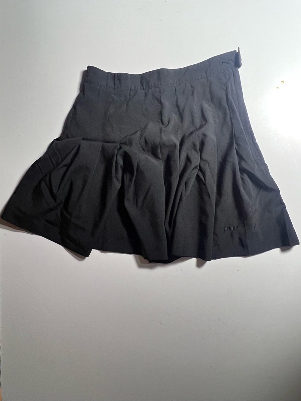 Prince Black Circle Skirt with Flared Hem